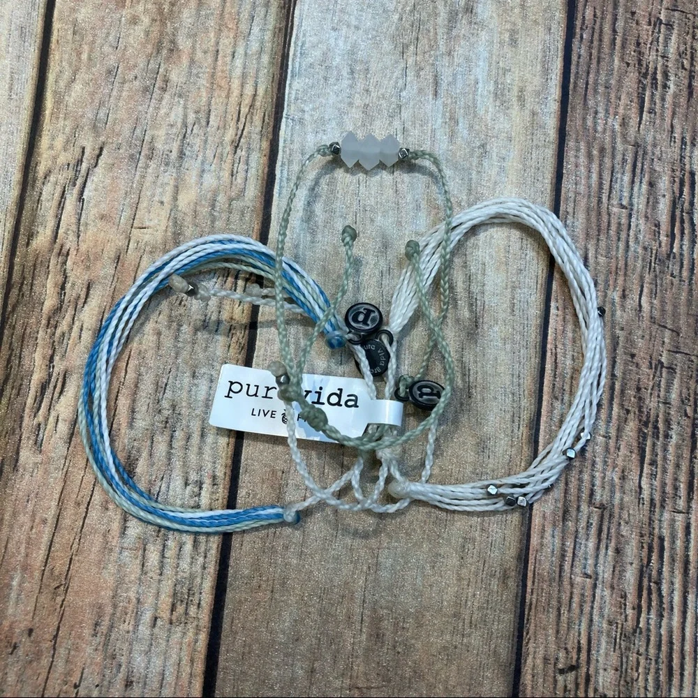 Pura Vida Mental Health Awareness Bracelet Blue NWT